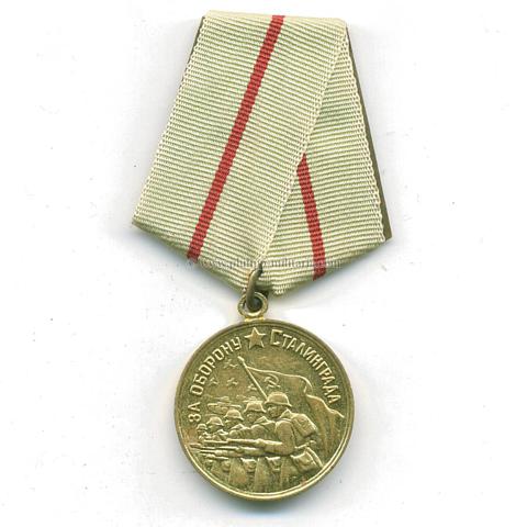 Sowjetunion - Medaille 'Für die Verteidigung Stalingrads'