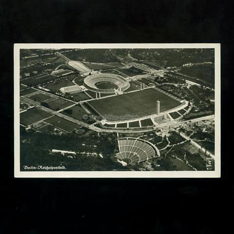 NS Propagandakarte - Olympiade 1936 - Berlin Reichssportfeld