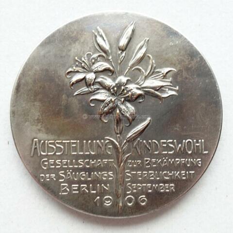 Medaille 'Ausstellung Kindeswohl Berlin 1906'