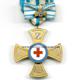 Deutsches Rotes Kreuz - Ehrenzeichen für Verdienste um das Bayerische Rote Kreuz 1957 - in Gold für 50 (L) Dienstjahre