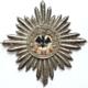 Preußen Garde-Stern des Schwarzen Adler Ordens für die Parade-Decke/Schabracke für Offiziere der Garde-Regimenter um 1900
