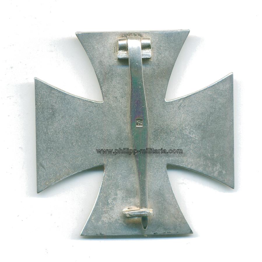Eisernes Kreuz 1. Klasse 1939 an Schraubscheibe - Hersteller L/58 im LDO  Verleihungsetui - Philipp Militaria