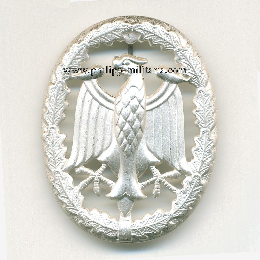Bundeswehr Leistungsabzeichen im Truppendienst Metall Silber 