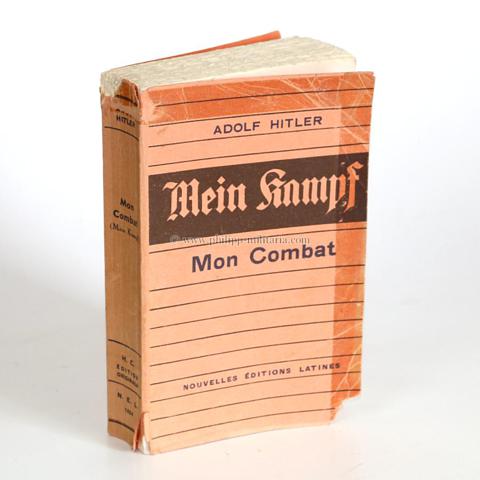 Adolf Hitler - Mein Kampf, französische Ausgabe 1934, Mon Combat Nouvelles Editions Latines
