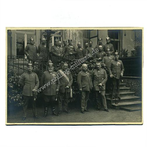 Deutsches Kaiserreich Stabsoffiziere - Gruppenfoto