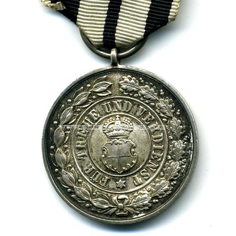 Hohenzollern Fürstlich Hohenzollernscher Hausorden - Silberne Verdienstmedaille '1. Januar 1842'