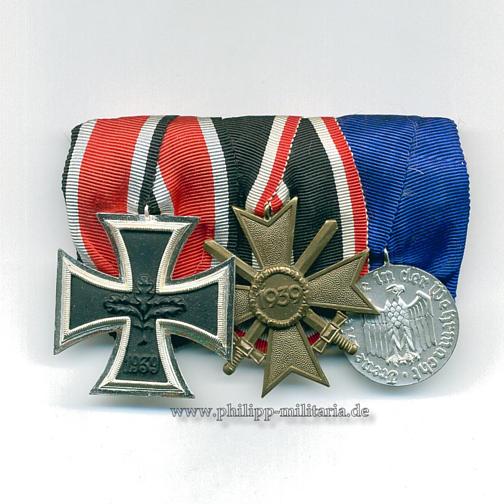Ordensspange eines ehemaliegen Angehörigen der Wehrmacht - Ausführung 1957