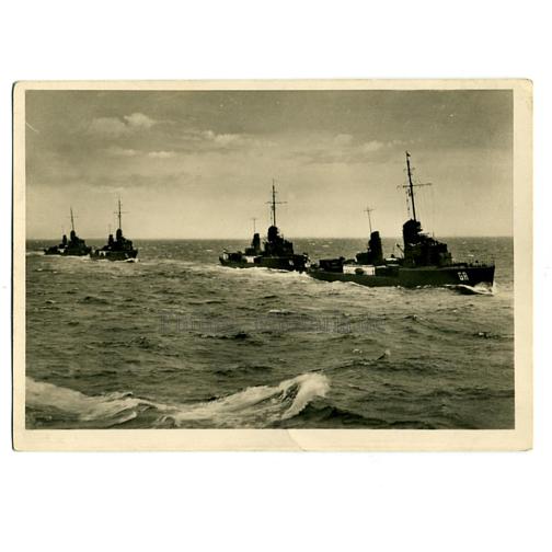 Torpedoboote - Fotopostkarte