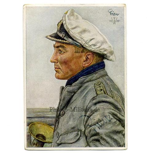 PRIEN Günther, Kapitänleutnant, eigenhändige Unterschrift 