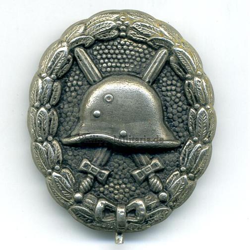 Verwundetenabzeichen für die Armee in Silber