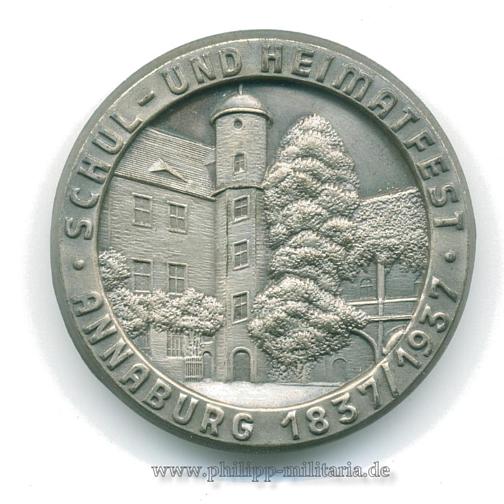 Schul-und Heimatfest Annaburg 1837/1937  - Veranstaltungsabzeichen