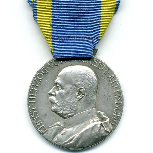 Sachsen-Altenburg, Herzog Ernst Medaille, Bildnis Herzg I.
