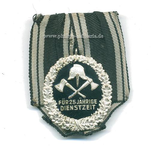 Preußischer Landesfeuerwehrverband, Ehrenzeichen für 25 Dienstjahre - Freistaat Preussen