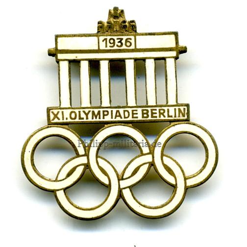 Olympiade Berlin 1936 - Offizielles Besucherabzeichen