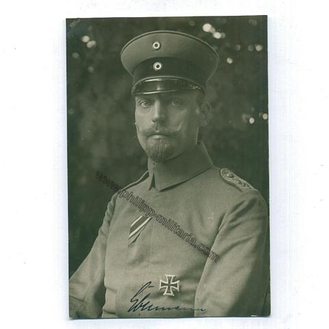 Offizier mit Eisernem Kreuz 1. Klasse 1914 - 1.Weltkrieg