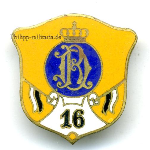 Regiments Erinnerungsabzeichen - Dragoner Regiment Nr. 16 Lüneburg
