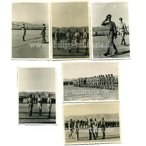 Ritterkreuzträger Oberst Alfred Bülowius, Kommodore (K.)LG 1 - 6 Fotos einer Ordensverleihung