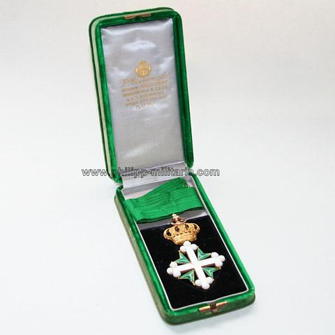 Mauritius und Lazarus Orden - Kommandeurkreuz mit Krone