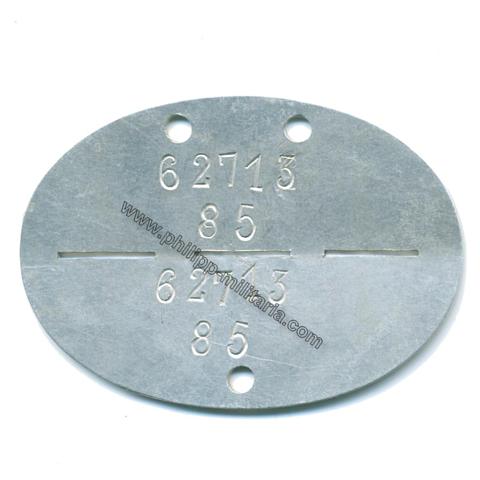 Luftwaffe - Erkennungsmarke '62713  85'