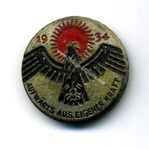 WHW - 1. WHW 2. Reichsstrassensammlung 31.12.1933/1.1.1934 , ' 1934 - Aufwärts aus eigener Kraft 1934 - Veranstaltungsabzeichen