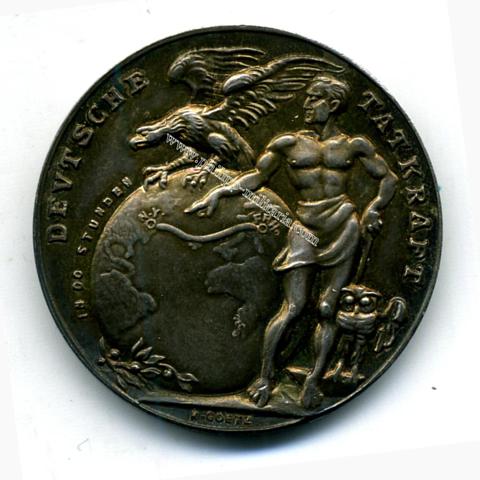Zeppelin Medaille 'Zur Erinnerung an Z R  III. Ozean-Fahrt 1924'