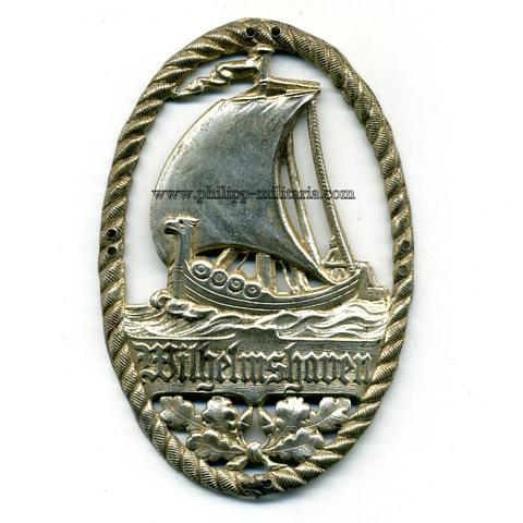 Marinebrigade Ehrhardt - Ärmelabzeichen der II. Marinebrigade Wilhelmshaven - Inschrift ' Wilhelmshaven '