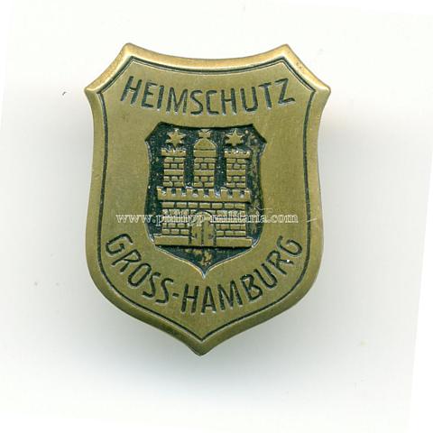 Heimatschutz Groß-Hamburg  - Knopflochabzeichen