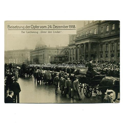 Freikorps - 'Beisetzung der Opfer vom 24.Dezember 1918'