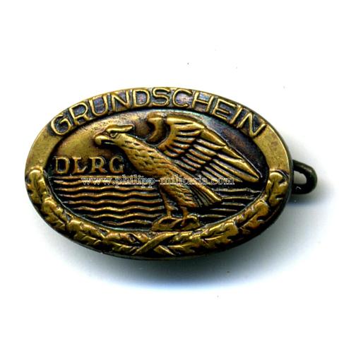 DLRG, Deutsche Lebens-Rettungsgemeinschaft E.V. Berlin ( DLRG ) - ' Grundschein '