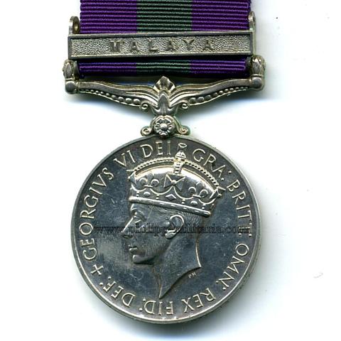 Großbritannien - General Service Medal 'Malaya'