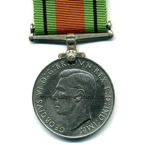 Großbritannien - The Defence Medal 1939-1945