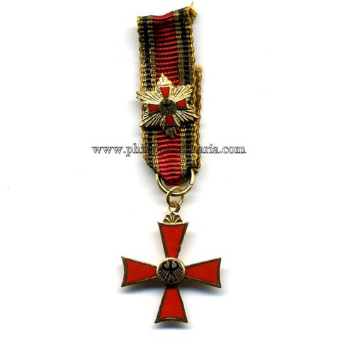 Bundesverdienstorden / Bundesverdienstkreuz - Großkreuz des Verdienstordens der Bundesrepublik Deutschland mit Stern - Miniatur