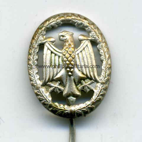 Bundeswehr Leistungsabzeichen für besondere Leistungen im Truppendienst in Silber - Miniatur