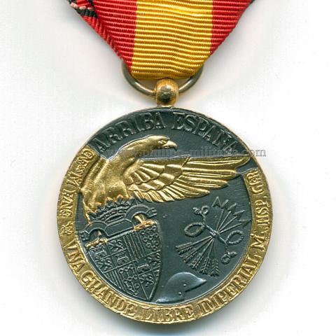 Spanien 1936-39 - Medalla de la Campana, Erinnerungsmedaille an den Bürgerkrieg
