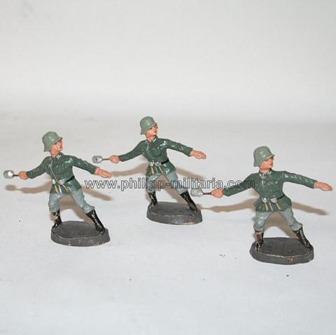 Lot mit 3 Handgranatenwerfern, Wehrmacht