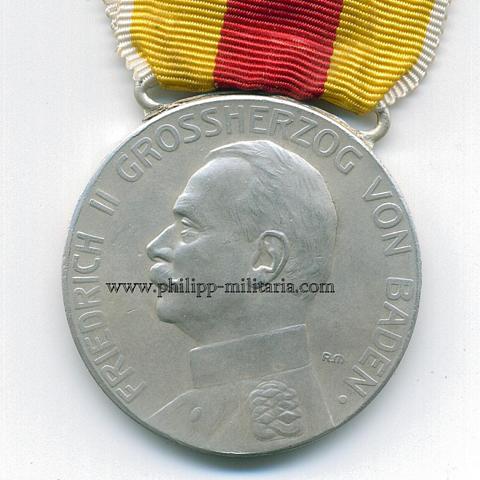 Baden - Silberne Verdienstmedaille Friedrich II.