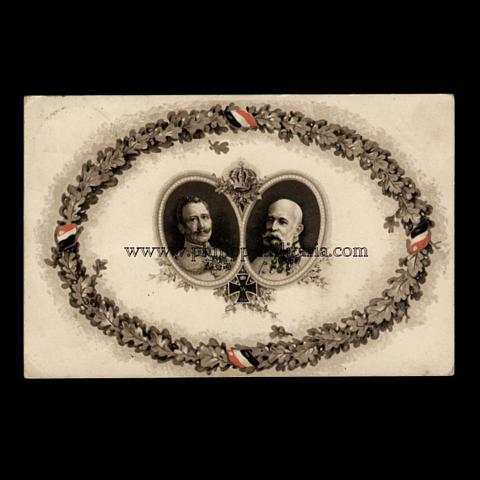 Wilhelm II. - Deutscher Kaiser und König (1856-1941) und Kaiser Franz Joseph von Österreich