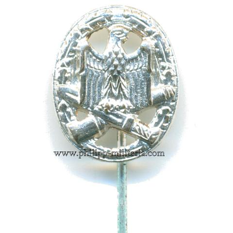 Allgemeines Sturmabzeichen in Silber - Miniatur - Ausführung 1957