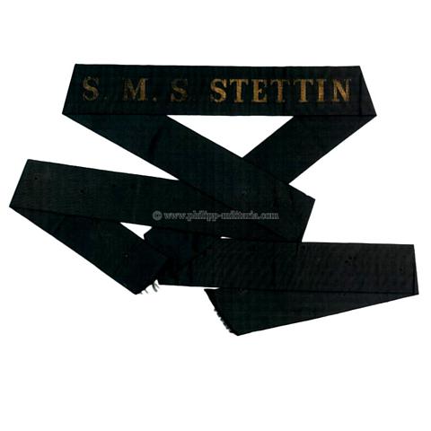 Kaiserliche Marine Mützenband 'S.M.S. Stettin'
