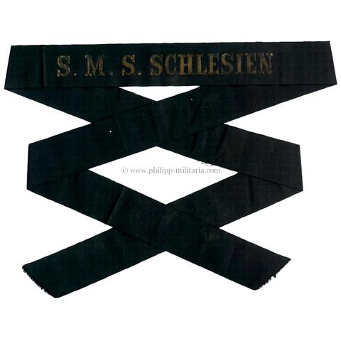 Kaiserliche Marine Mützenband 'S.M.S. Schlesien'