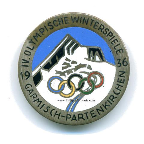 Olympische Winterspiele 1936 Garmisch-Partenkirchen - Erinnerungsplakette 