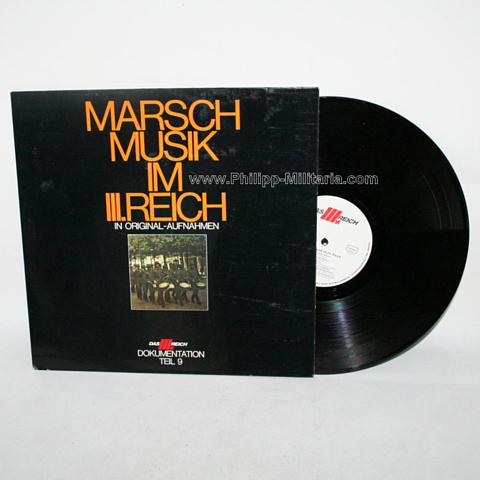 Schallplatte, LP: 'Marschmusik im III.Reich'