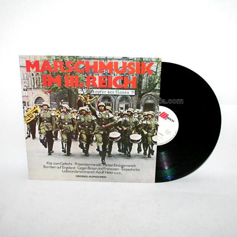 Schallplatte, LP: Serie: 'Marschmusik im III.Reich' 2. Teil.