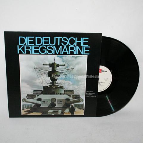 Schallplatte, LP: 'Die Deutsche Kriegsmarine'