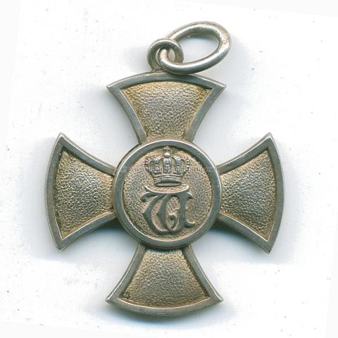 Württemberg - König Wilhelm II. - Silbernes Verdienstkreuz