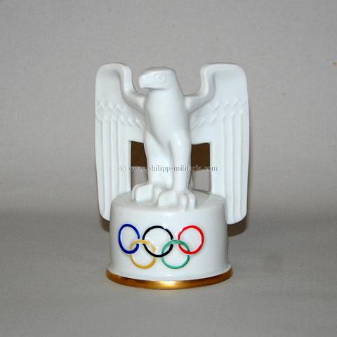 Olympiade Berlin 1936 - Fürstenberg Porzellan Adler auf Sockel