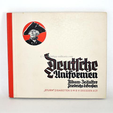 Sturm Zigaretten G.m.b.h. Dresden, Sammelalbum 'Zeitalter Friedrich des Großen'