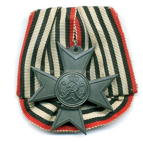 Verdienstkreuz für Kriegshilfe, Kriegs-Hilfsdienst 1917-1924 an Einzelbandspange - Preussen