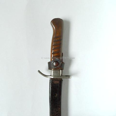 Grabendolch bzw. Kampfmesser des 1.Weltkrieges mit Klingengravur 'Feldzug 1914-1916'