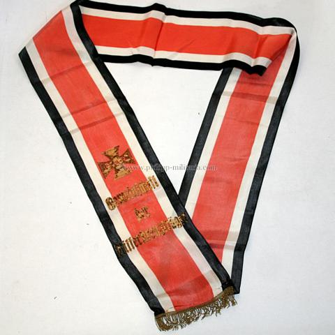 Grabschleife / Kranzschleife der ODR / Ordensgemeinschaft der Ritterkreuzträger - aus dem Nachlass eines verstorbenen Ritterkreuzträgers